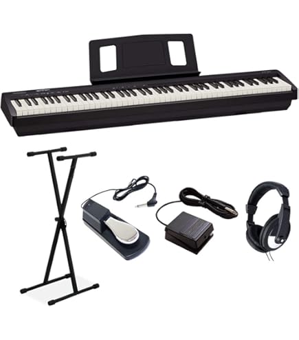 Amazon | Roland FP-10 BK Xスタンド・Xイス・ダンパーペダル